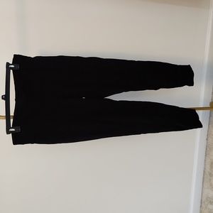 Zac and Rachel black knit pull on pants,  size XL